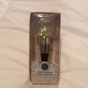 Monogram “K” Wine Stopper
